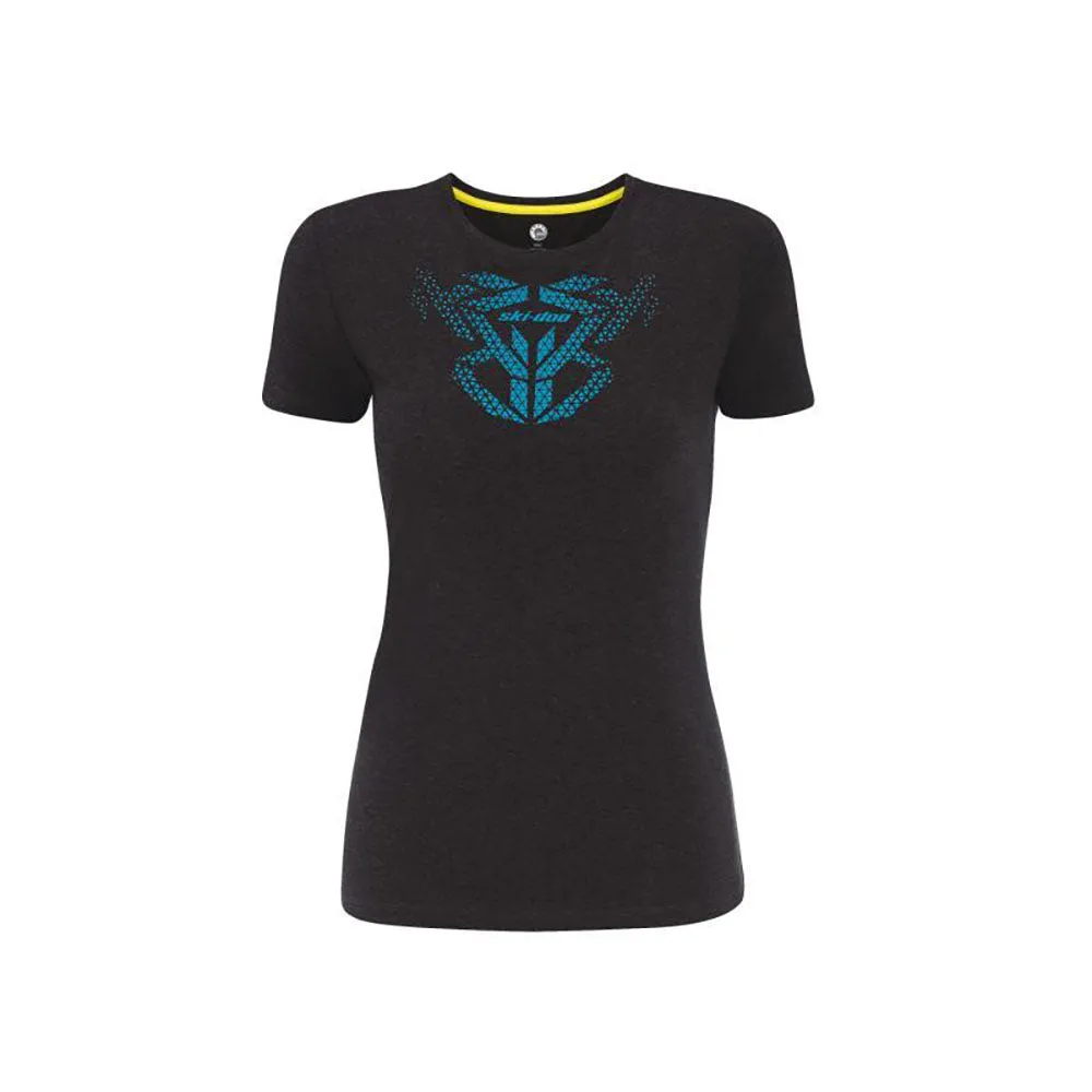 Ski-Doo Womens Rider Short Sleeve T-Shirt Heather Grey