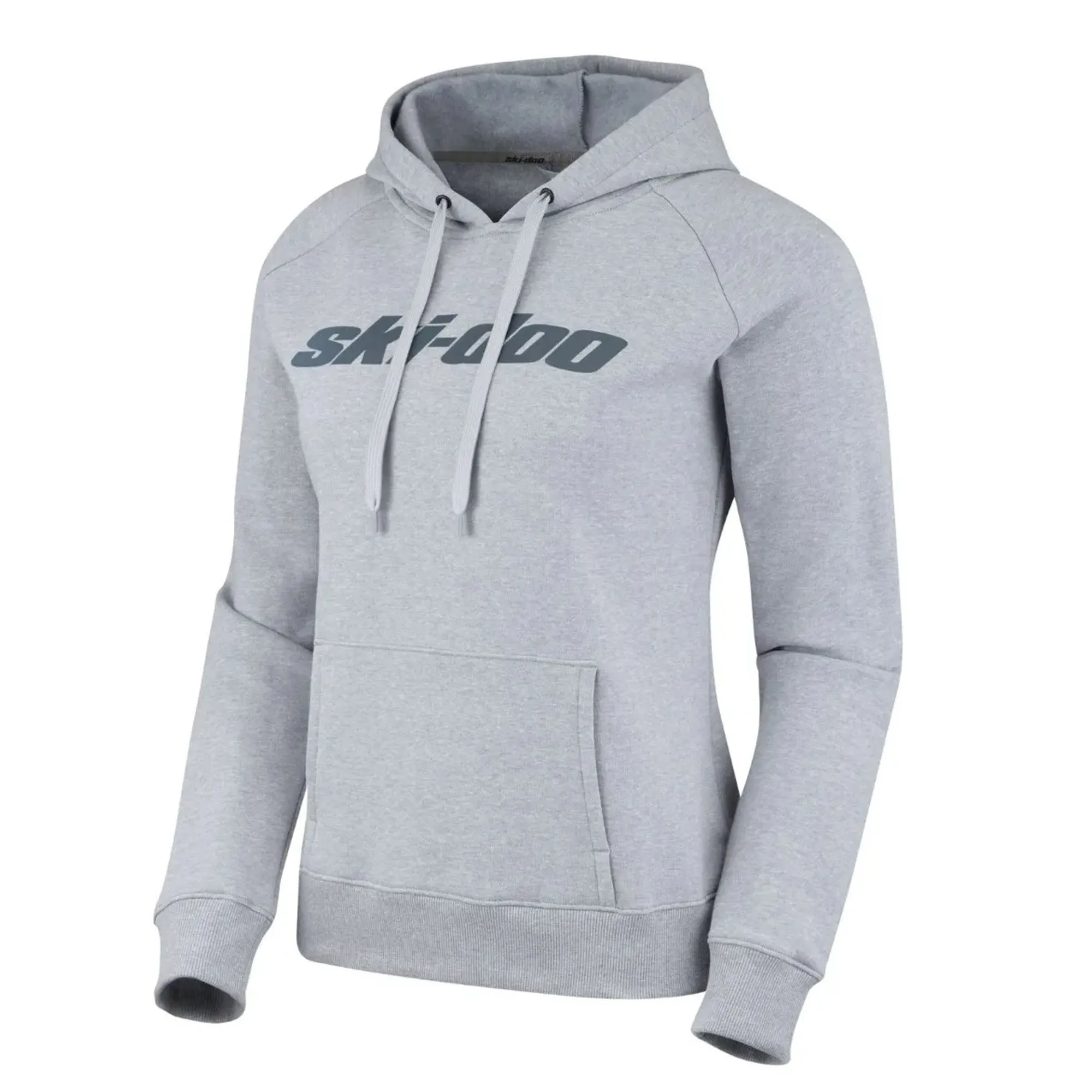 Ski-Doo Womens Signature Pullover Hoodie Heather Grey