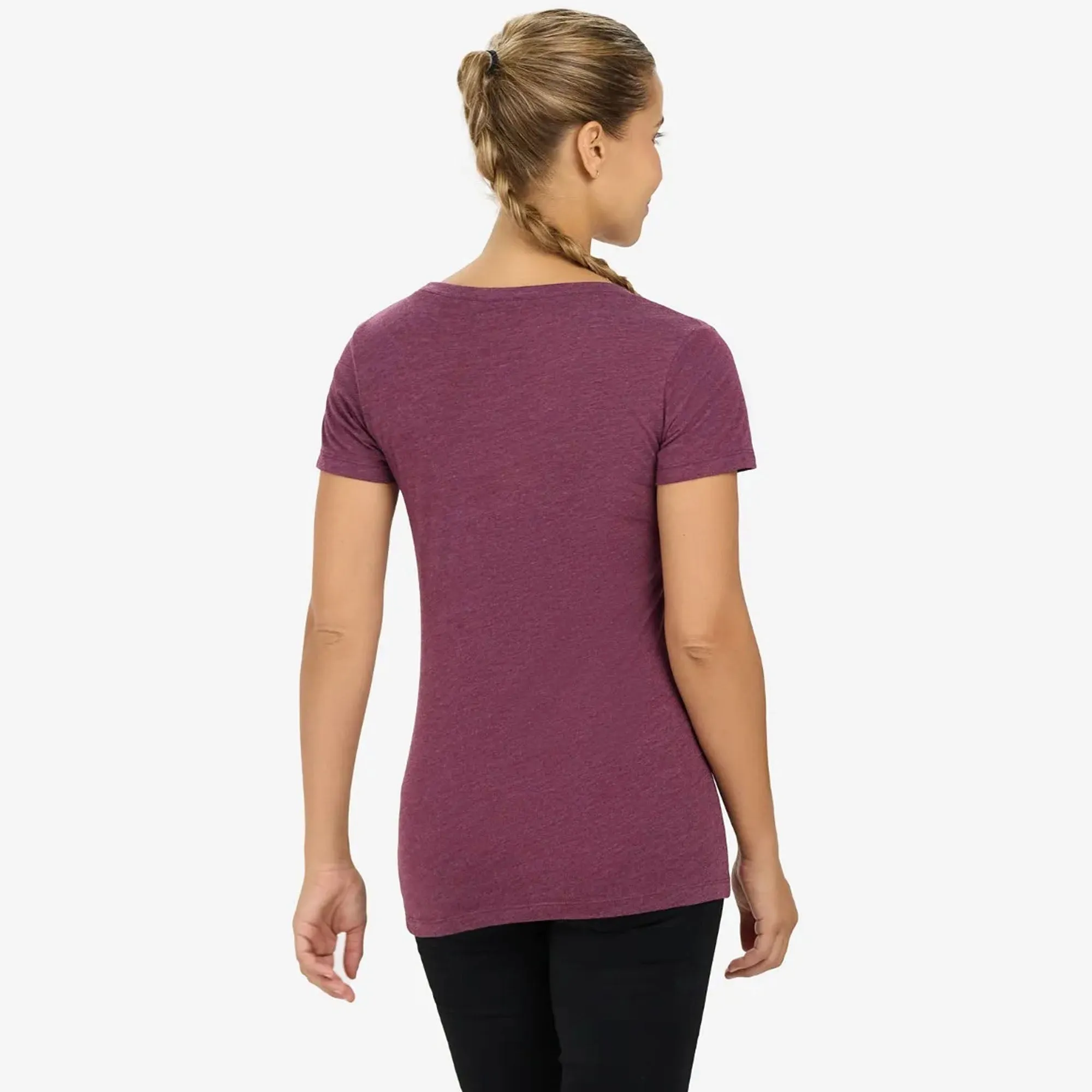 Ski-Doo Womens Signature T-Shirt Burgandy Red
