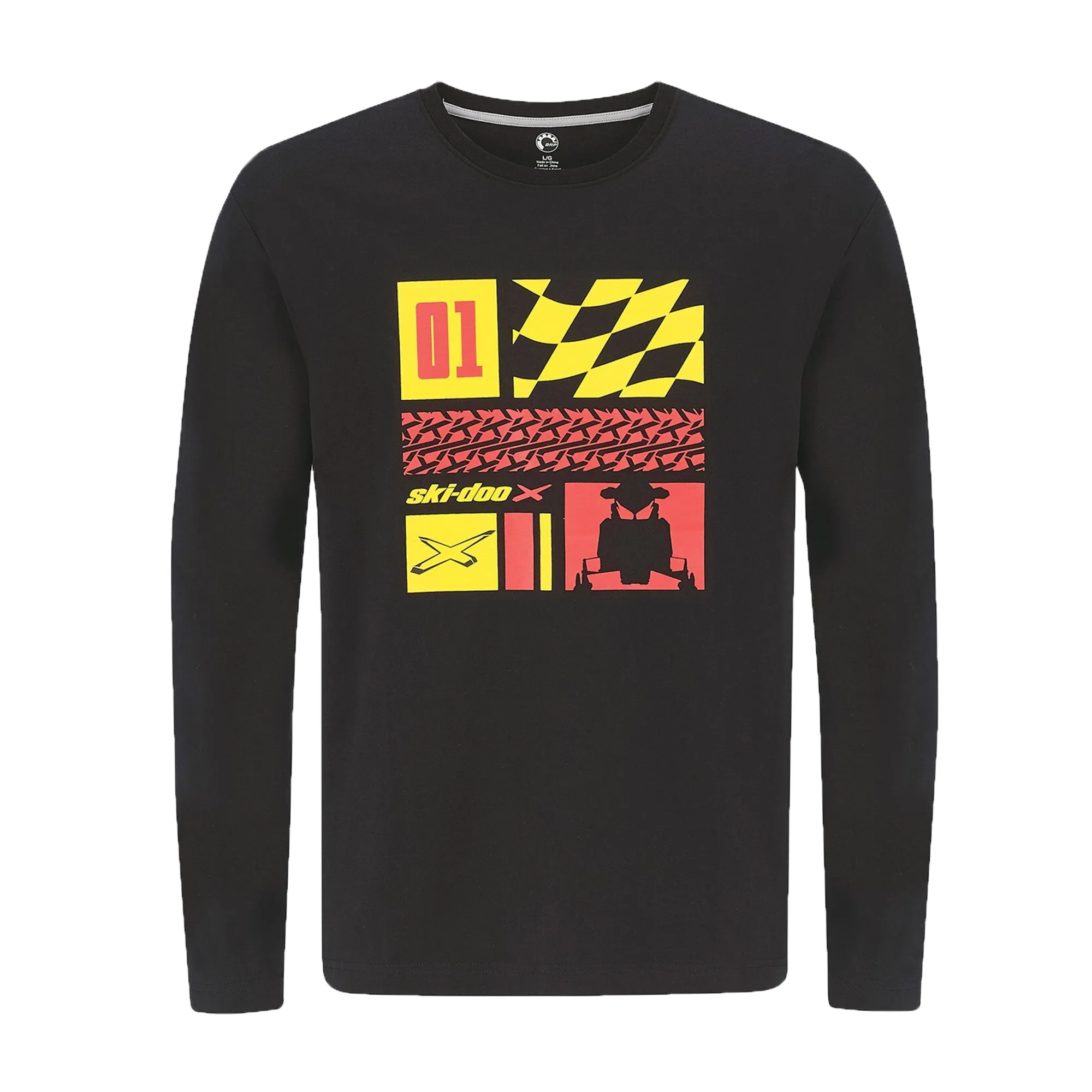 Ski-Doo X-Team Long Sleeve T- Shirt Black