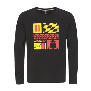Ski-Doo X-Team Long Sleeve T- Shirt Black