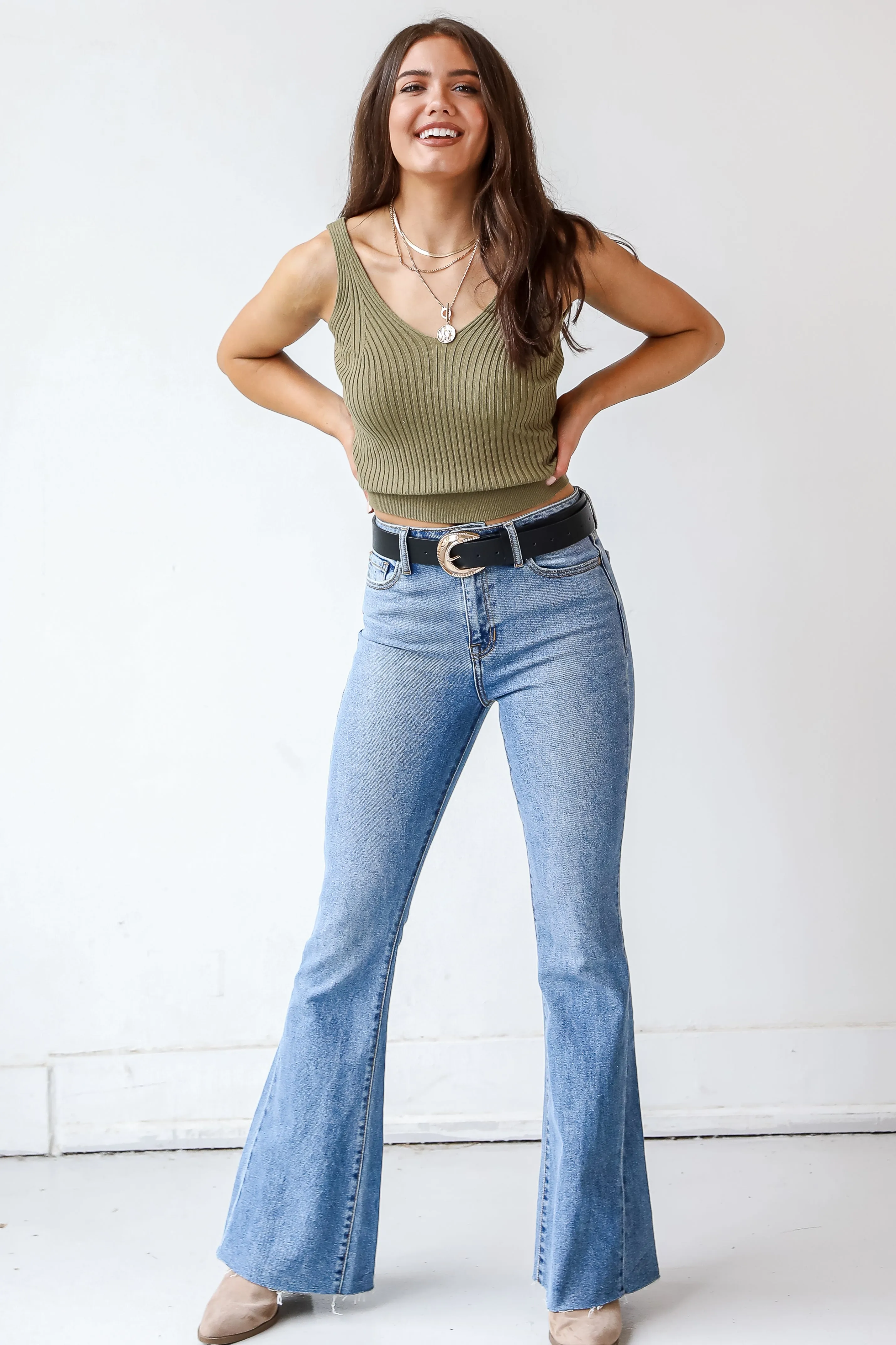 Stella High-Rise Flare Jeans