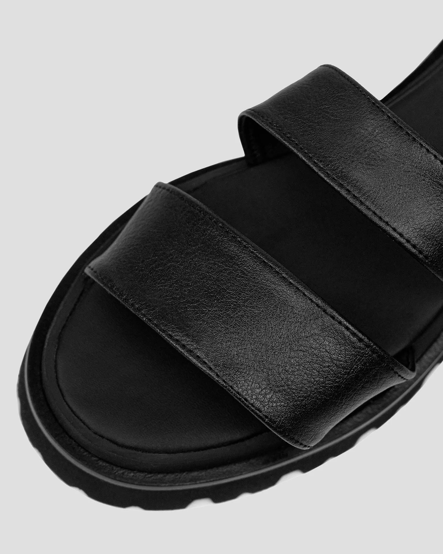 Strappy Women's Desserto? Cactus Leather Sandals | Black