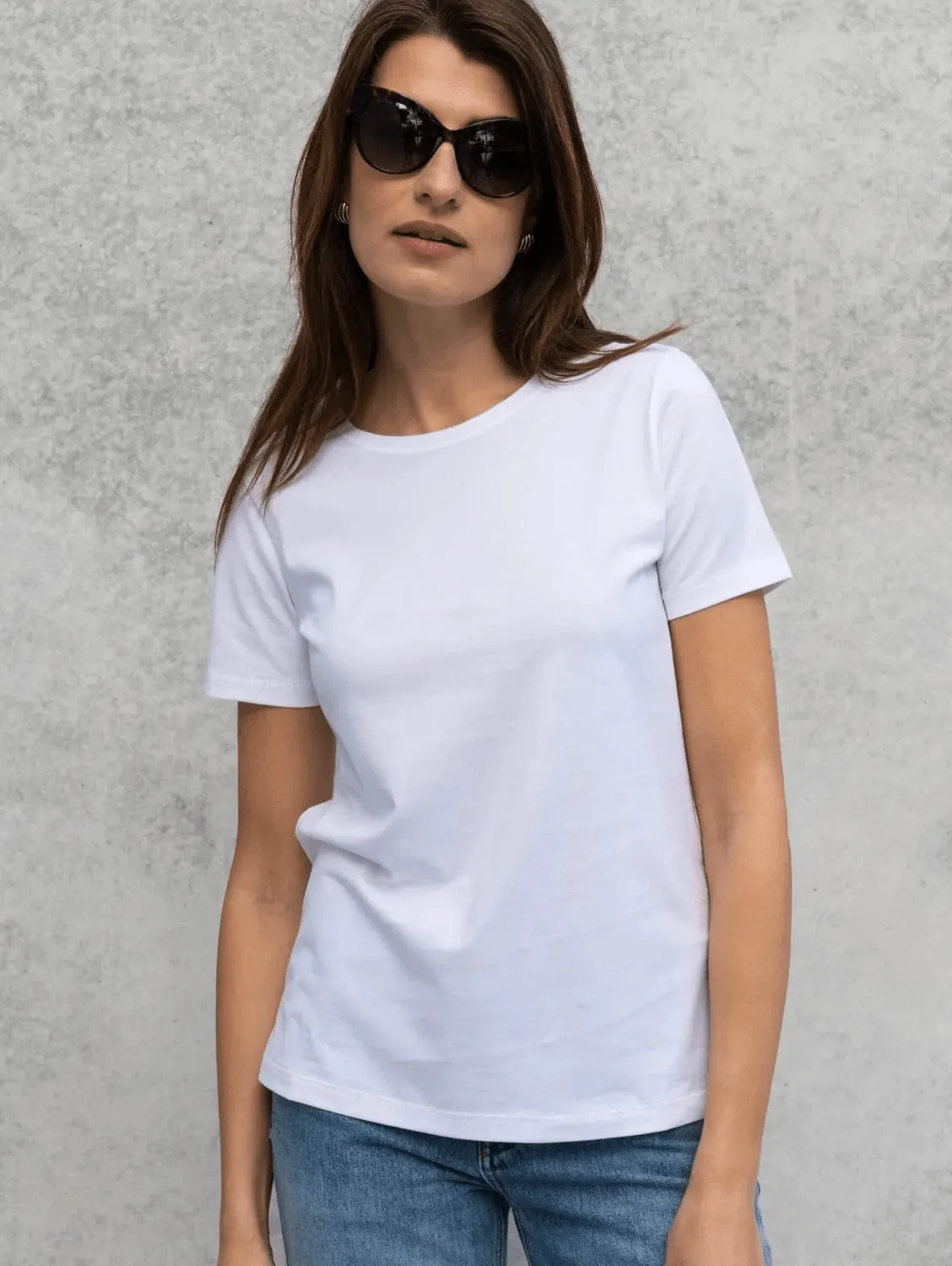 Supima Cotton Crew Neck T-Shirt | White