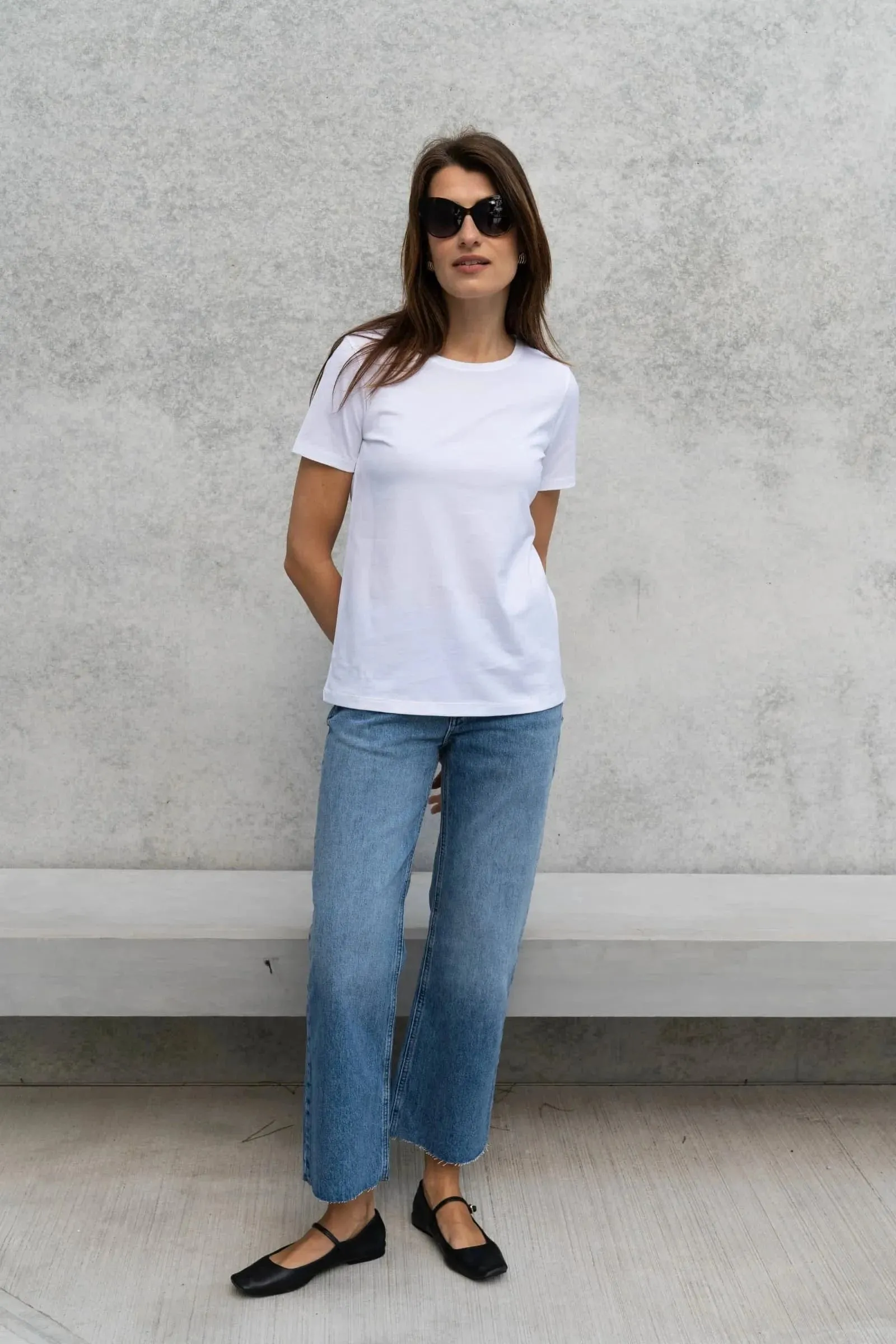 Supima Cotton Crew Neck T-Shirt | White