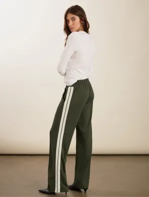 Tippi 2.0?LENZING? ECOVERO? Side Stripe Trousers | Khaki & Cream
