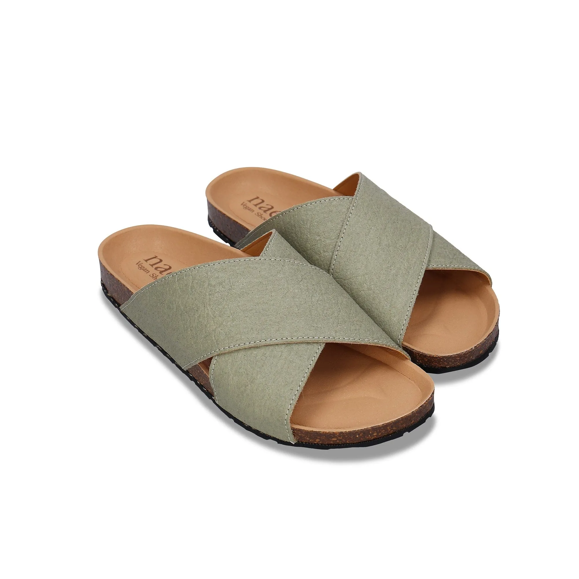 Tupai Unisex Pi?atex Vegan Leather Sandals | Green
