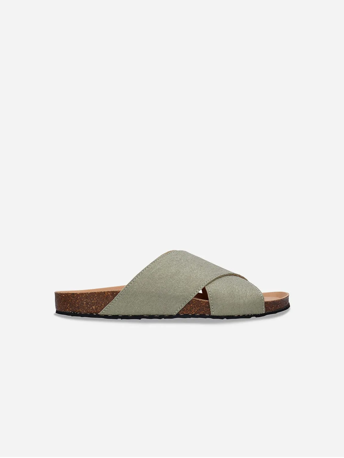 Tupai Unisex Pi?atex Vegan Leather Sandals | Green