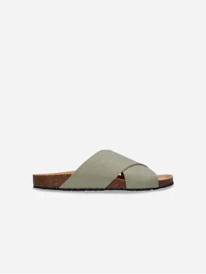 Tupai Unisex Pi?atex Vegan Leather Sandals | Green