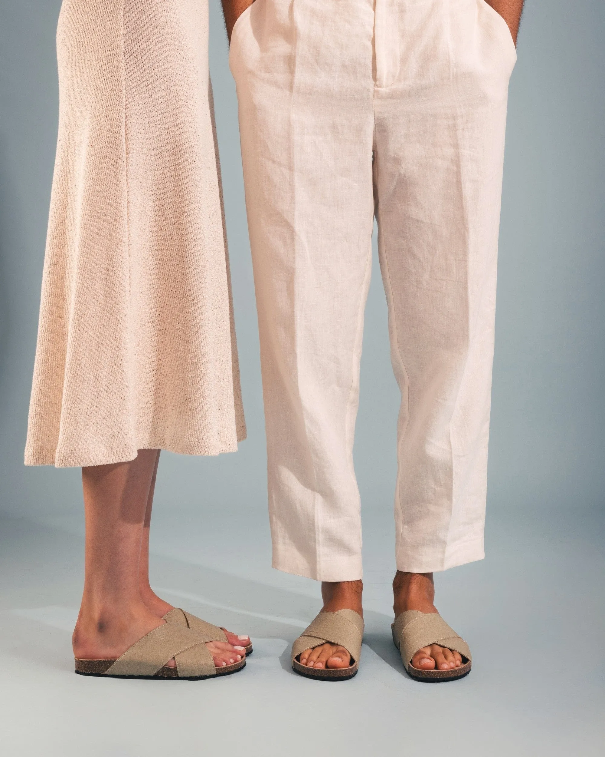 Tupai Unisex Pi?atex Vegan Leather Sandals | Green