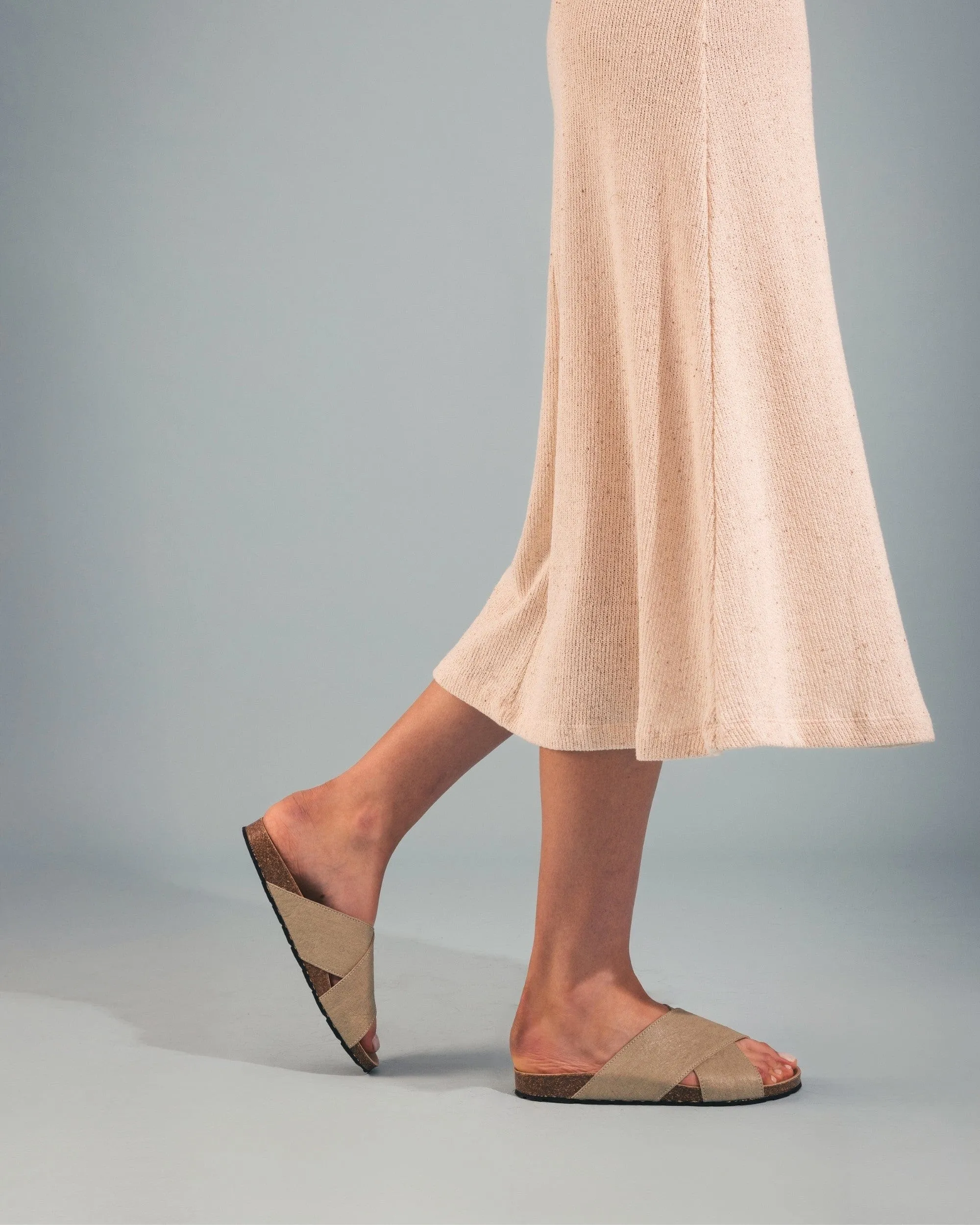 Tupai Unisex Pi?atex Vegan Leather Sandals | Green