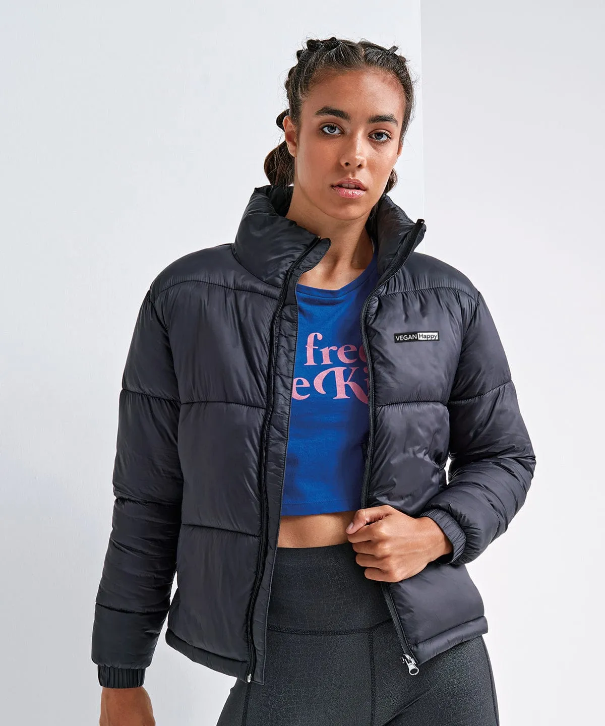 Vegan Women's TriDri Padded Jacket | Black
