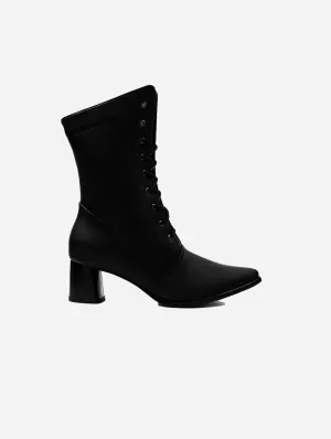 Women's Desserto? Cactus Leather Vegan Ankle Boots | Black