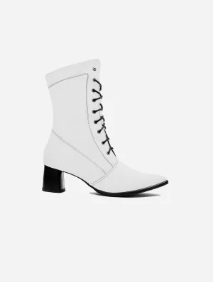 Women's Desserto? Cactus Leather Vegan Ankle Boots | White