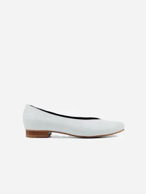 Women's Desserto? Cactus Leather Vegan Ballerina Pumps | White