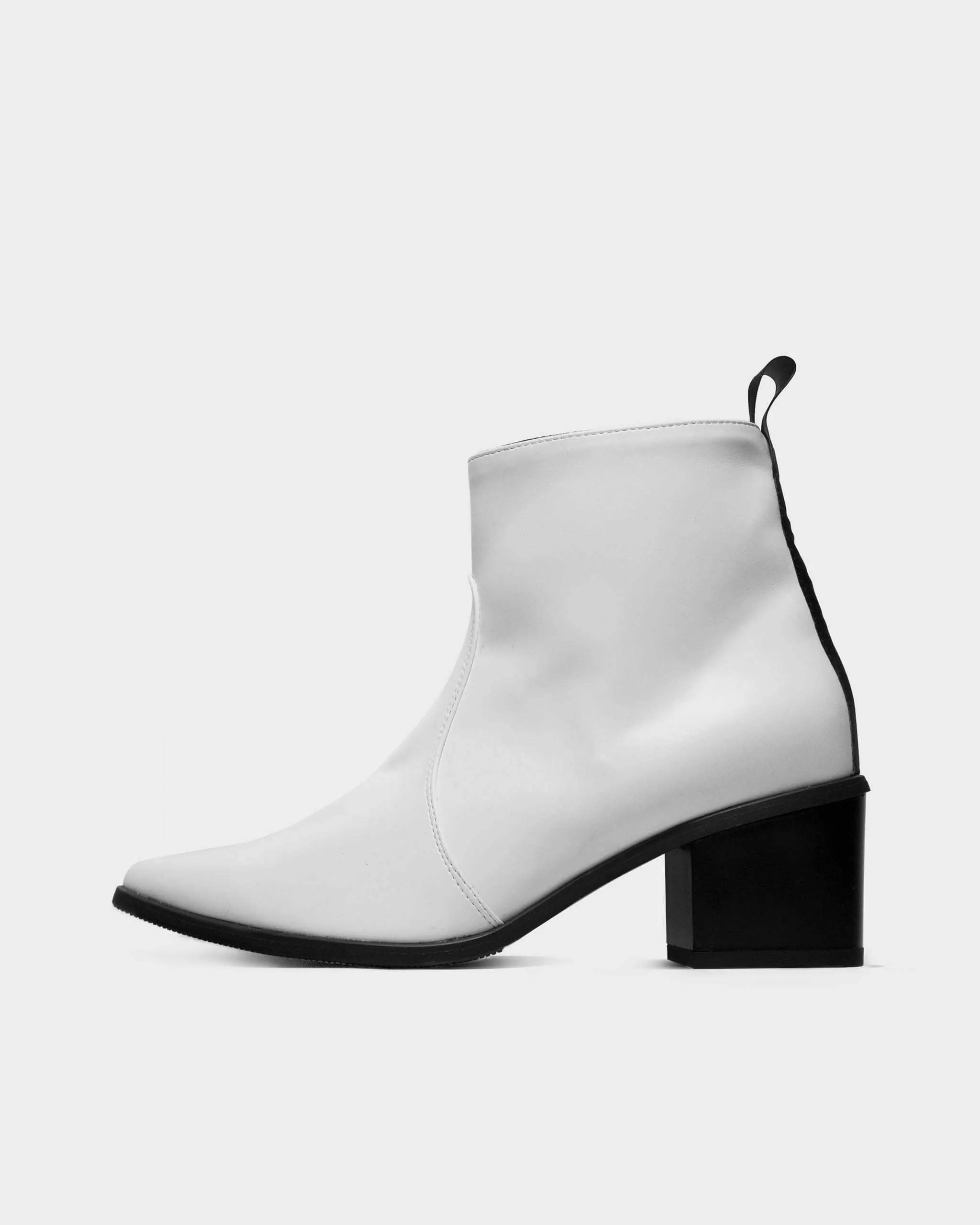 Women's Swan No.1 Desserto? Cactus Leather Vegan Ankle Boots | White