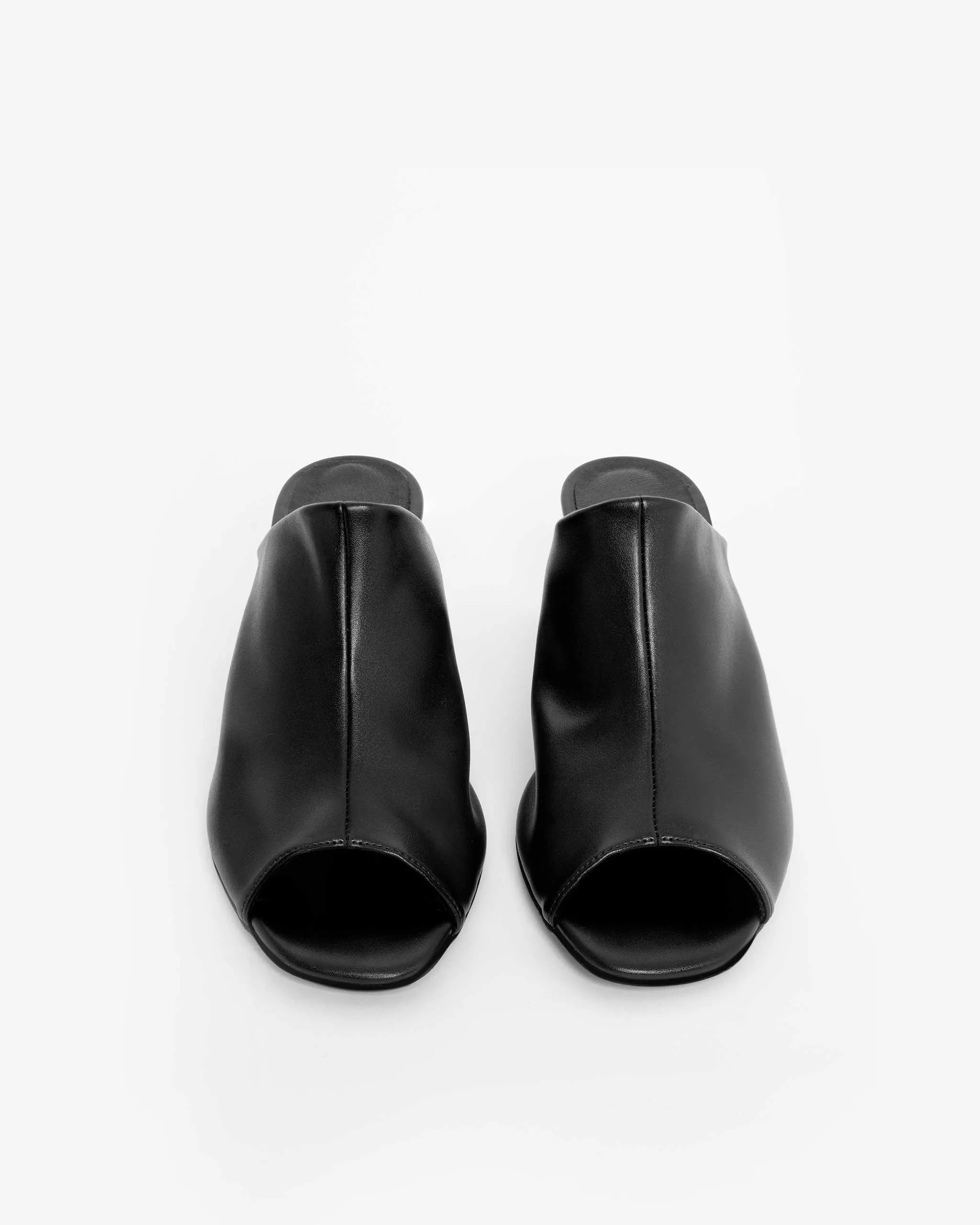Women's Uptown Desserto? Cactus Leather Vegan Mules | Black