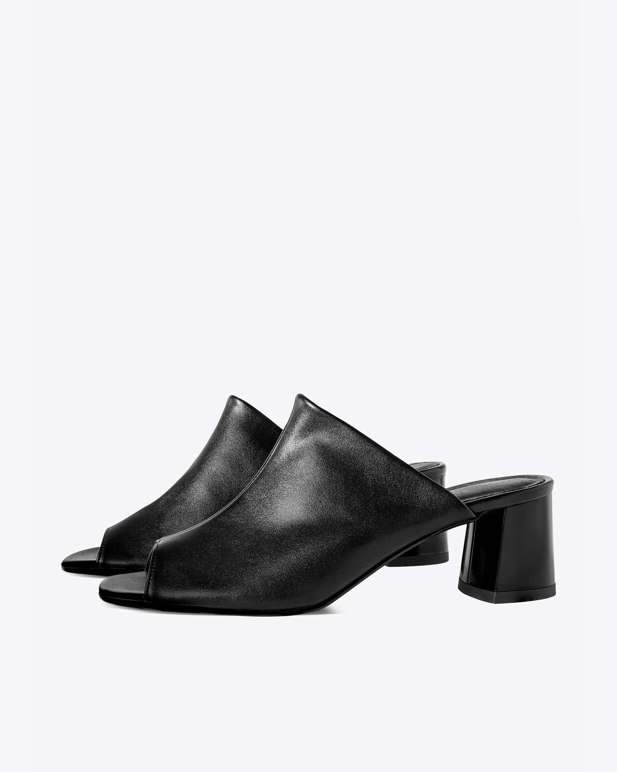 Women's Uptown Desserto? Cactus Leather Vegan Mules | Black