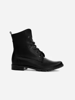 Women's Workers No. 2 Desserto? Cactus Leather Vegan Boots | Black
