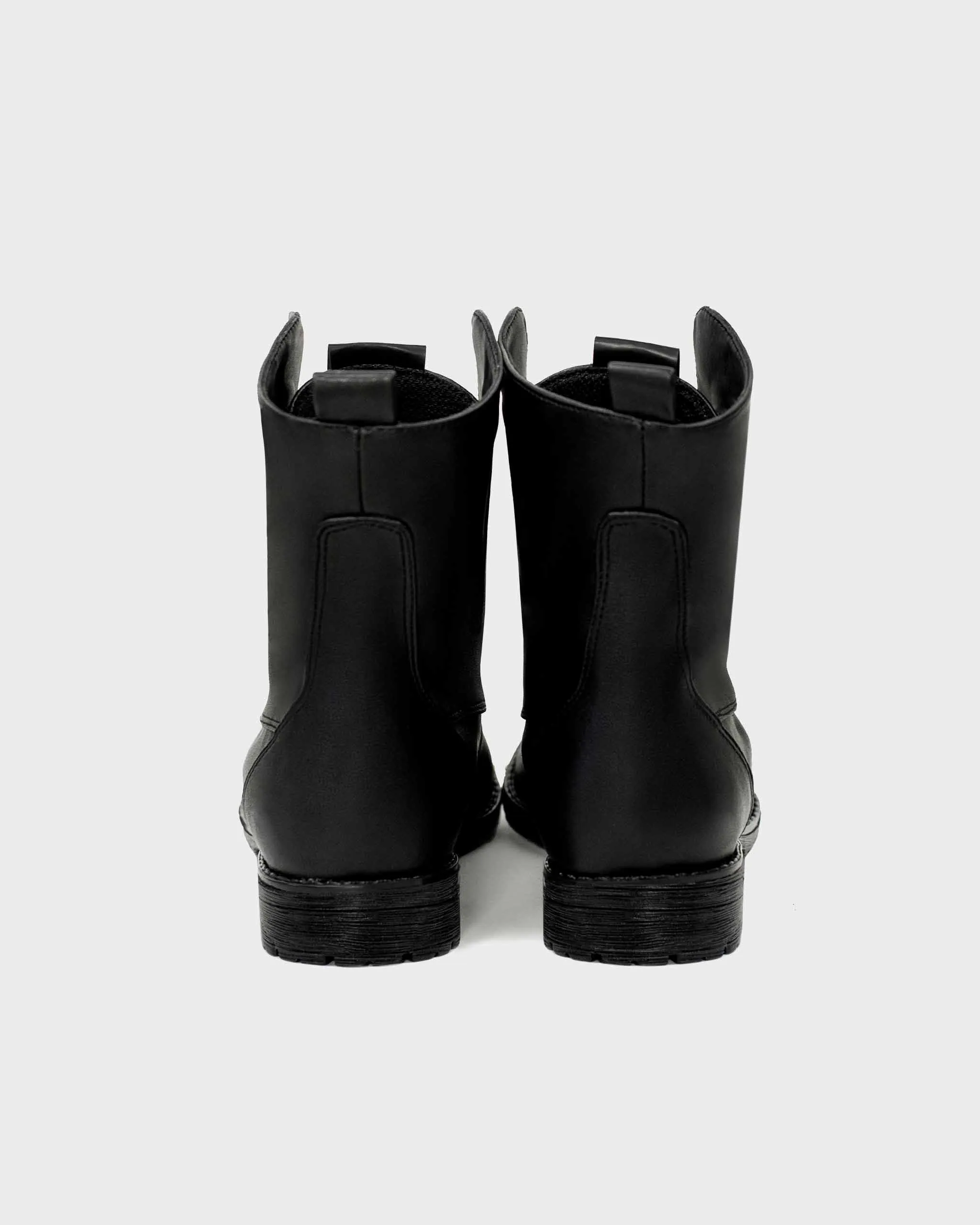 Women's Workers No. 2 Desserto? Cactus Leather Vegan Boots | Black