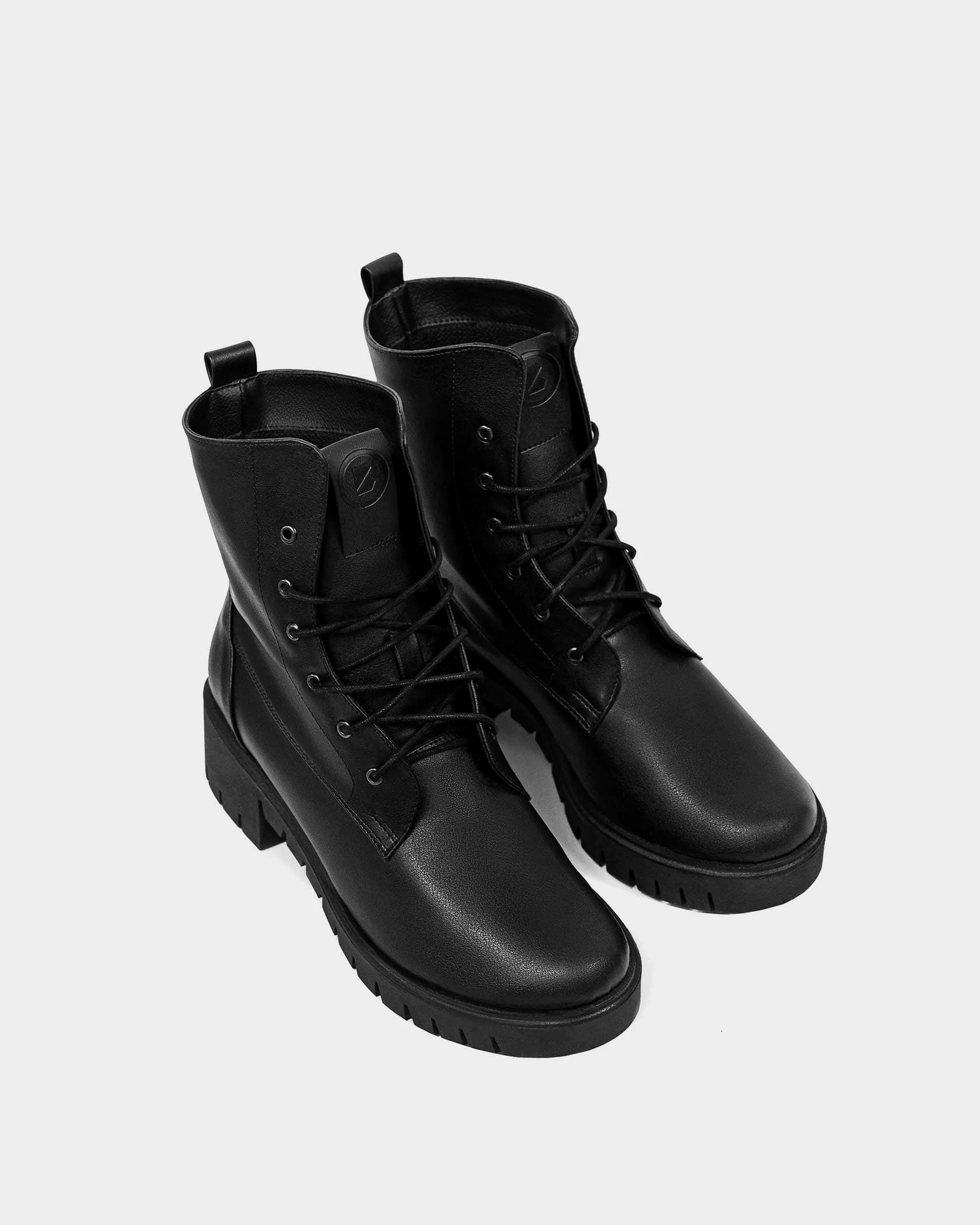 Women's Workers No. 3 Desserto? Cactus Leather Vegan Boots | Black