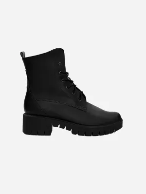 Women's Workers No. 3 Desserto? Cactus Leather Vegan Boots | Black