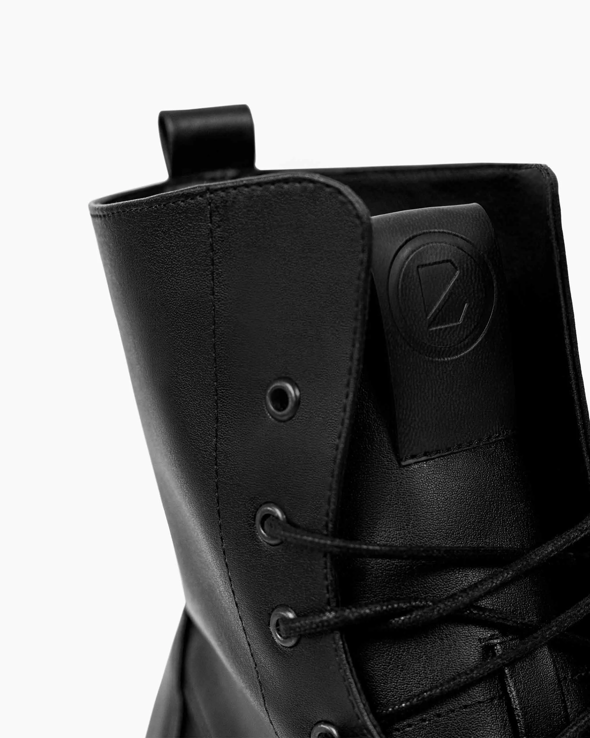 Women's Workers No. 3 Desserto? Cactus Leather Vegan Boots | Black