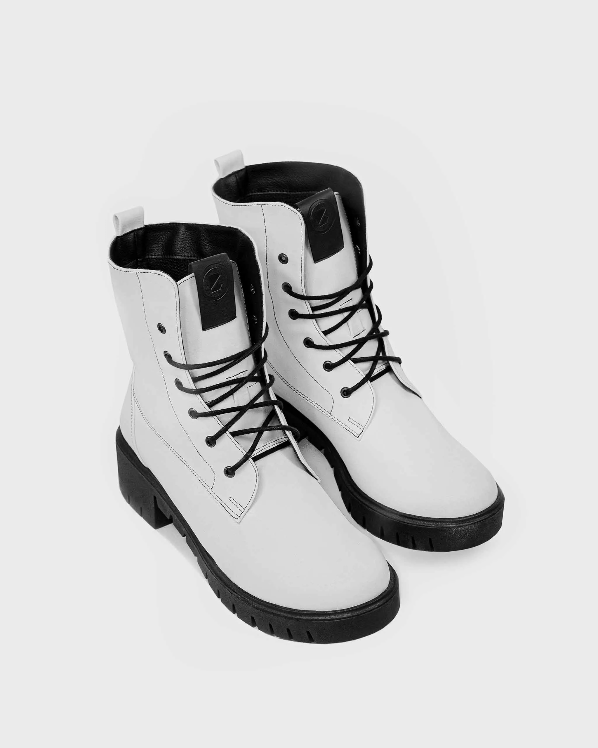 Women's Workers No. 3 Desserto? Cactus Leather Vegan Boots | White