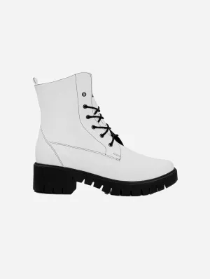 Women's Workers No. 3 Desserto? Cactus Leather Vegan Boots | White