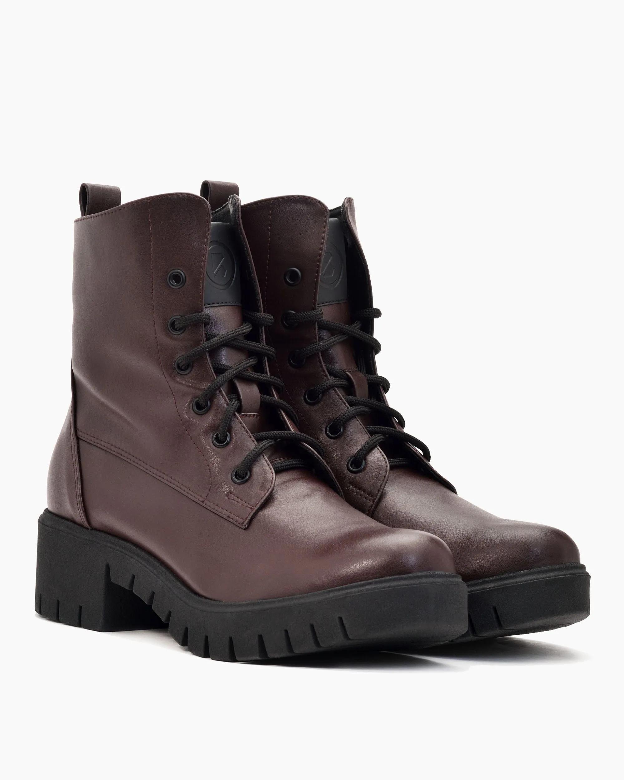 Women's Workers No. 3 Vegea? Grape Leather Boots | Chocolate